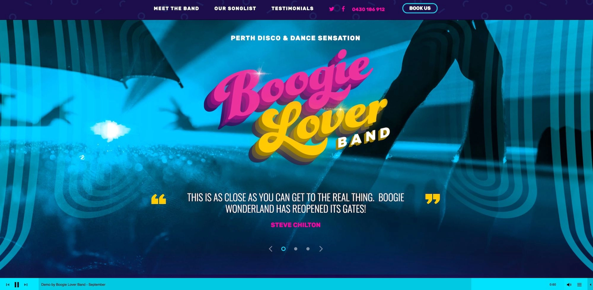 bunte, kräftige Farben Webdesign Trends Jahr 2019