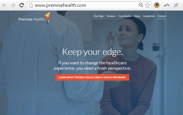 Videos im Hintergrund Beispiel Premisehealth Webdesign Trends Jahr 2019