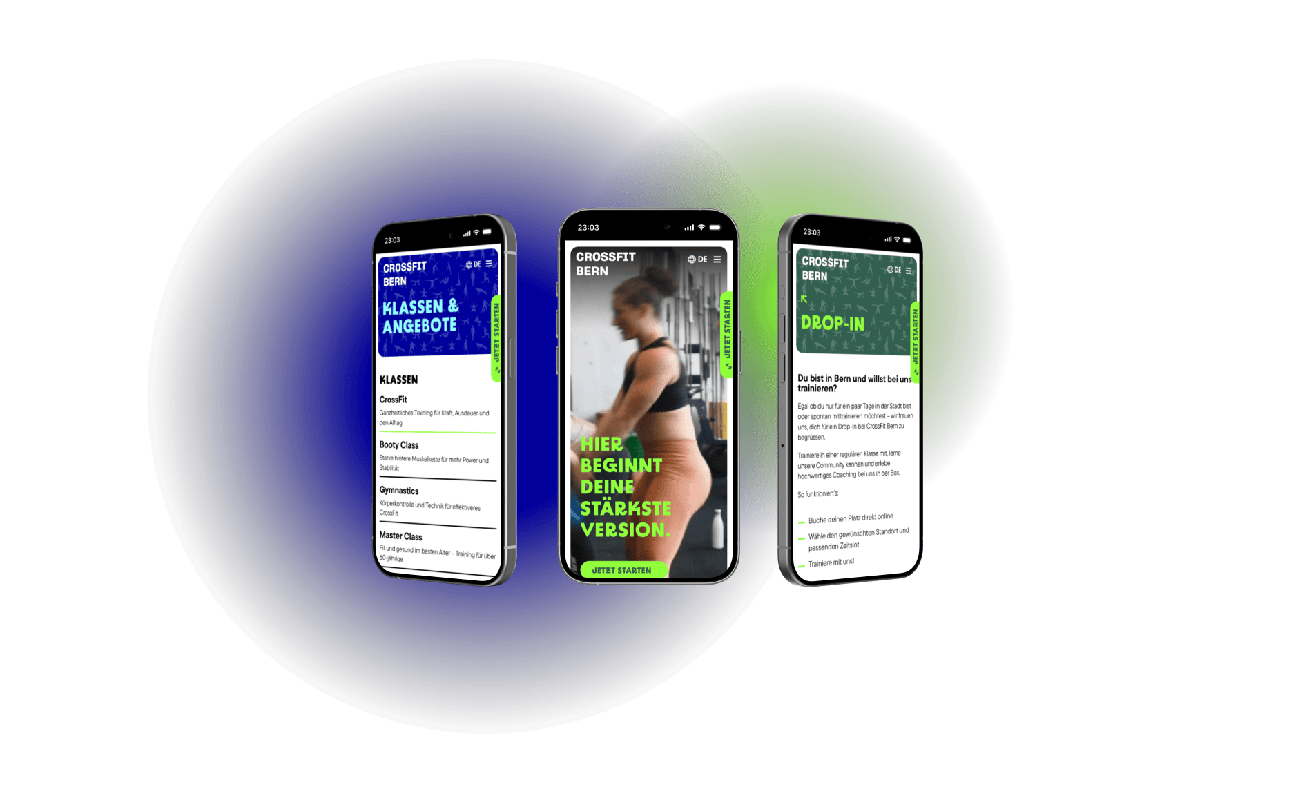 Mobile-Ansicht der neuen Mentors Plus Website