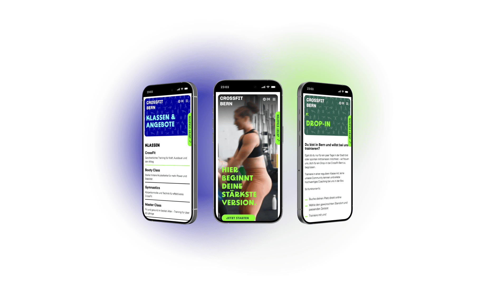 Mobile-Ansicht der neuen Mentors Plus Website