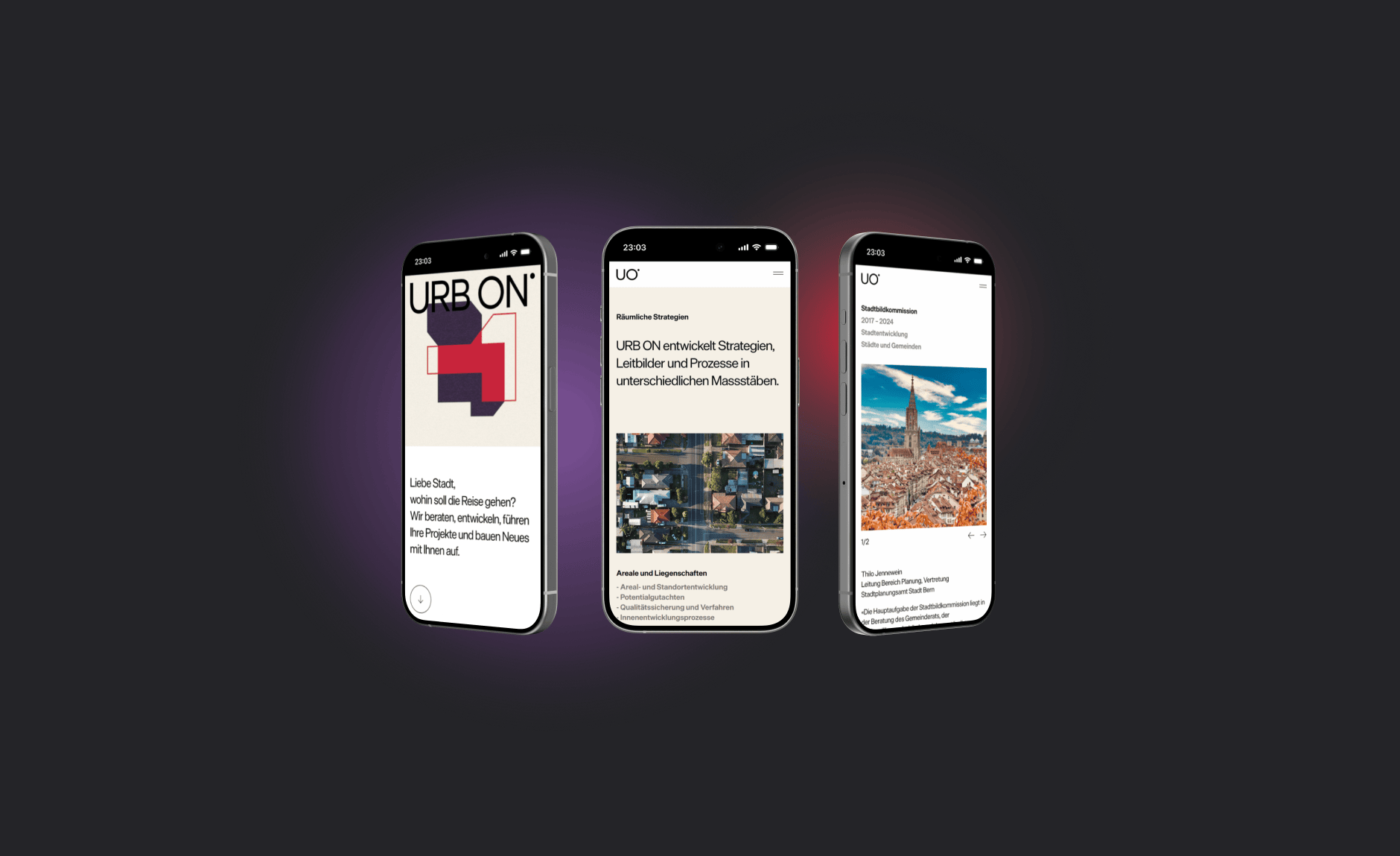 Mobile-Ansicht der neuen Mentors Plus Website