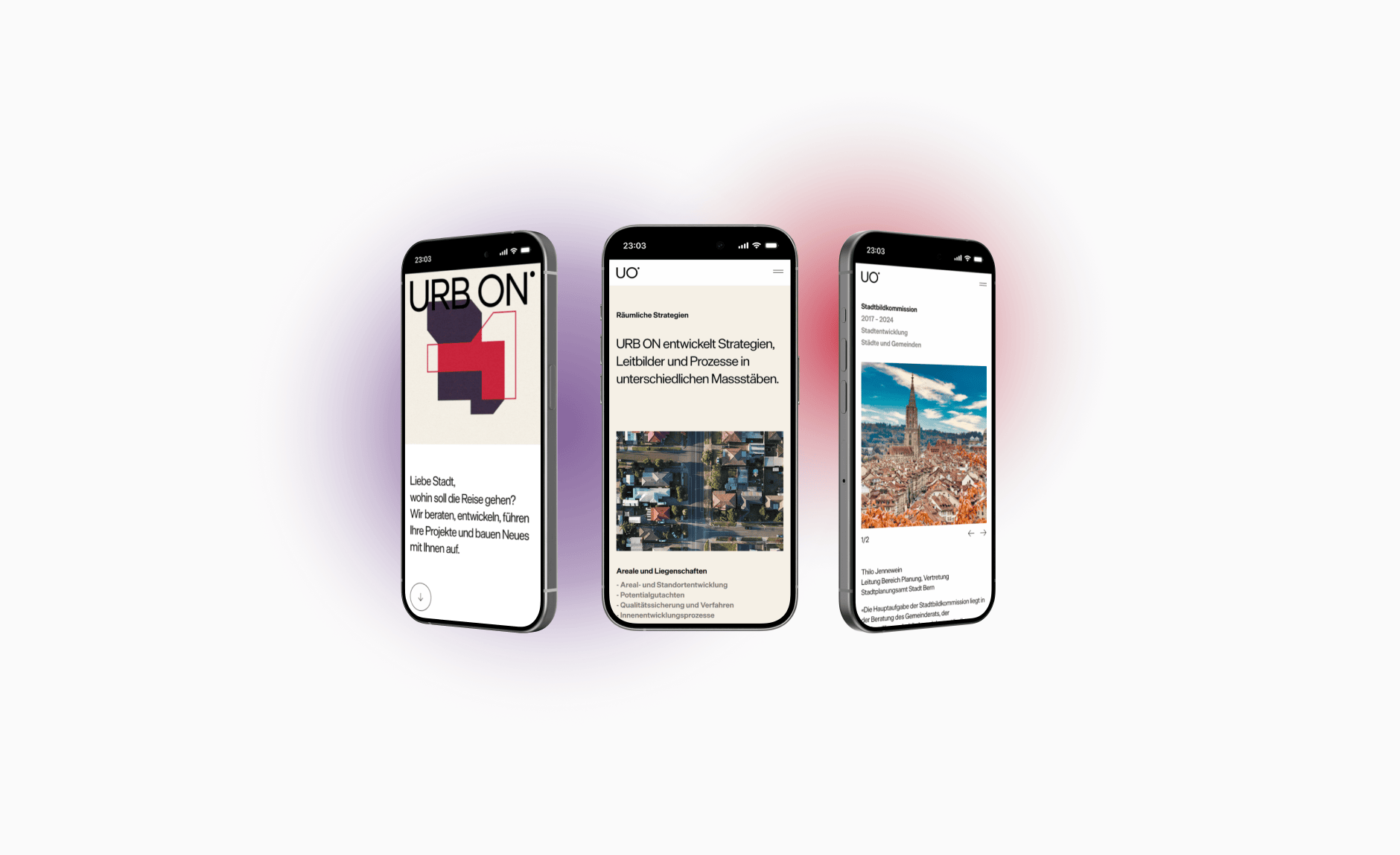 Mobile-Ansicht der neuen Mentors Plus Website
